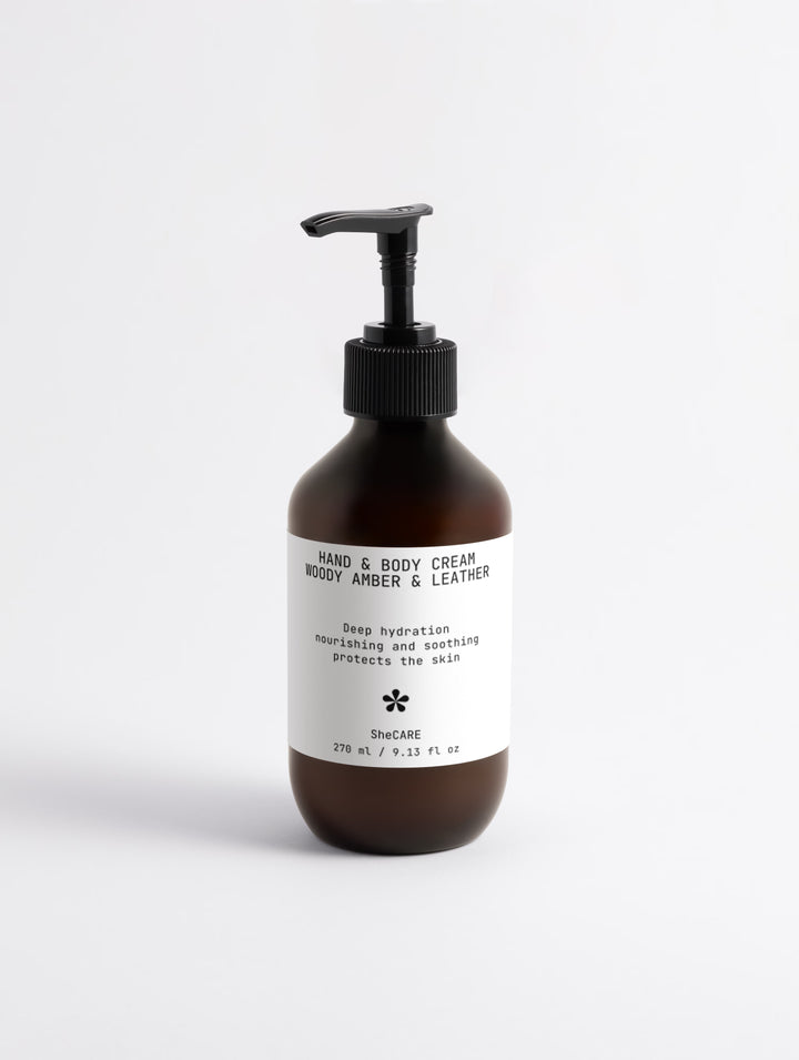 Hand & Body Cream Woody Amber & Leather