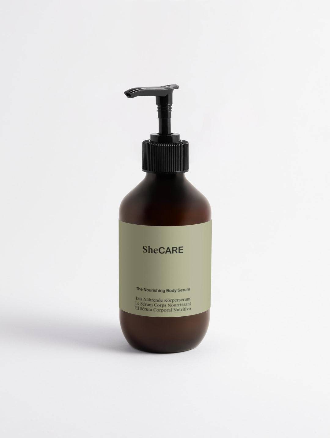 SheCARE Nourishing Body Serum mit Jojobaöl und Hyaluronsäure für trockene Körperhaut
