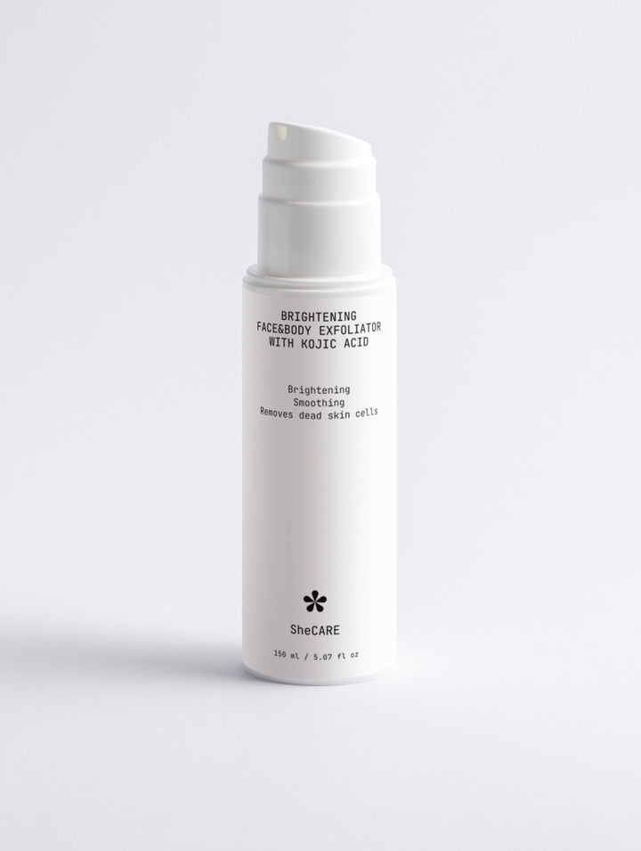 Brightening Face & Body Exfoliator with Kojic Acid