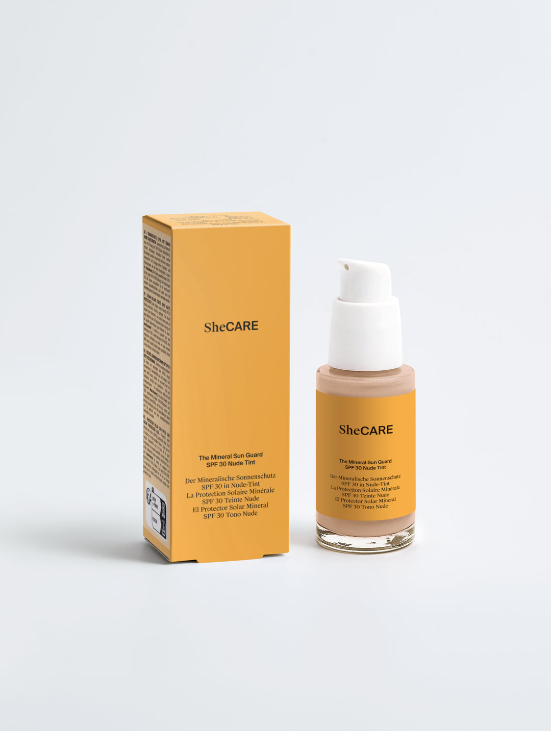 The Mineral Sunguard SPF 30 tinted mit Sanddorn + Hyaluronsäure